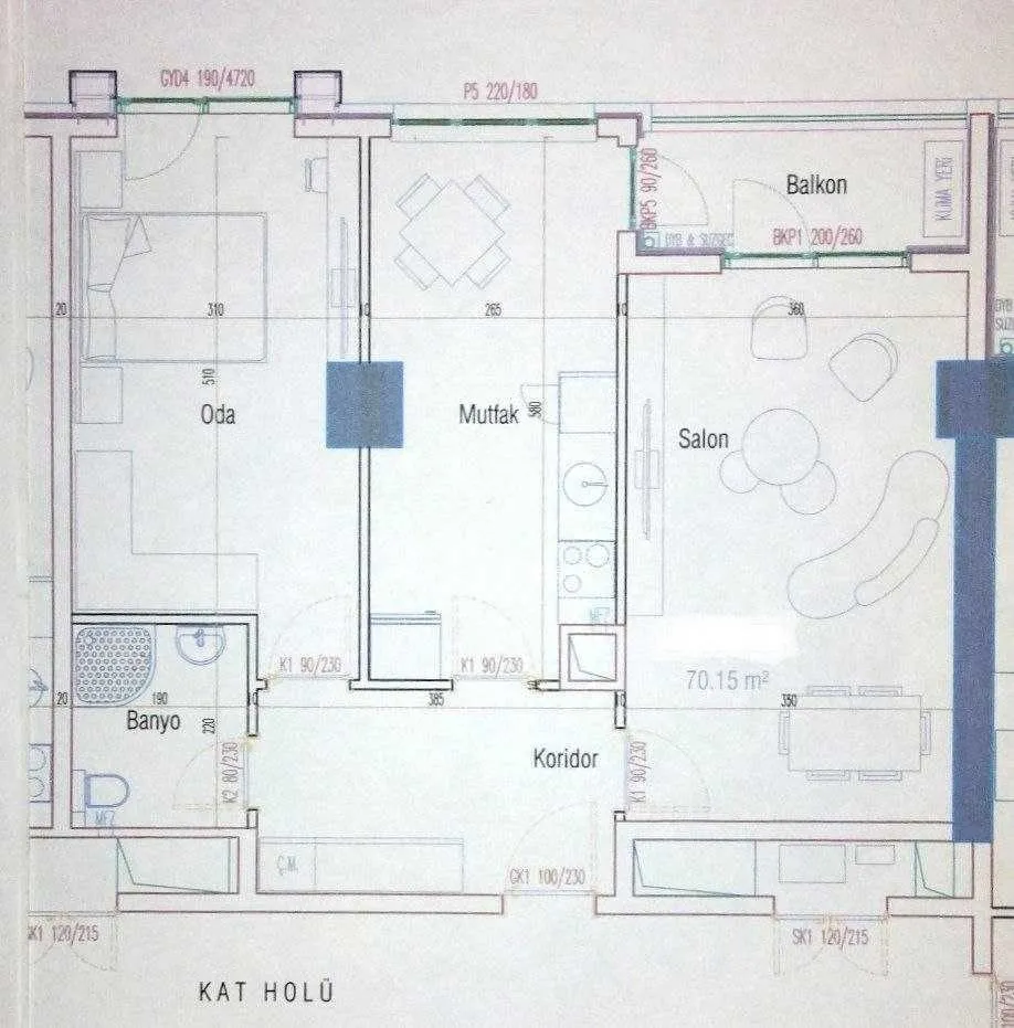 65 м², 2-комн. квартира, 15/21