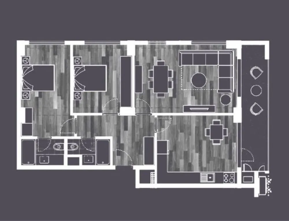 90 м², 4-комн. квартира, 5/14