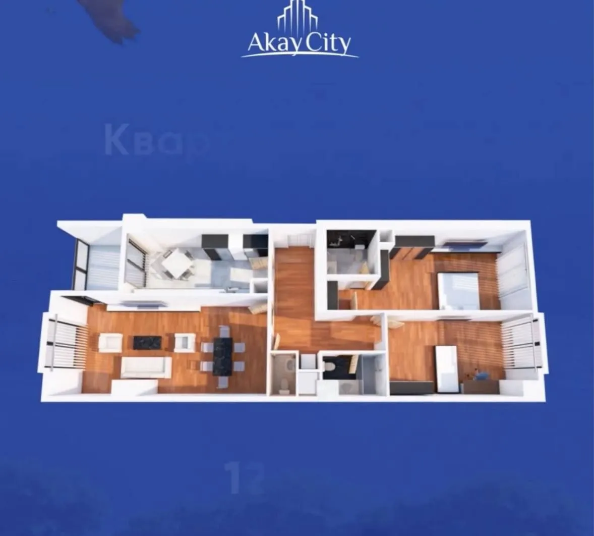 122 м², 3-комн. квартира, 20/25