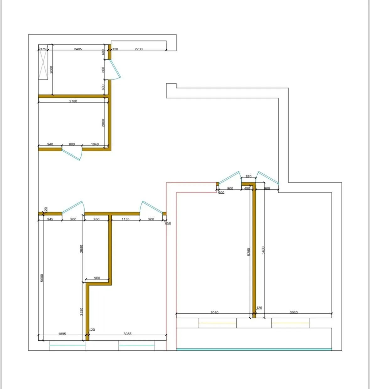 109 m², 4-xonali kvartira, 5/10