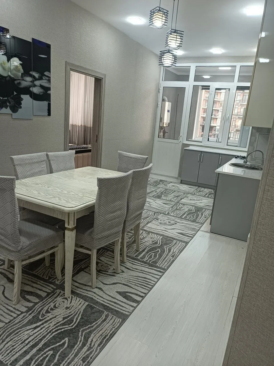 65 m², 3-xonali kvartira, 2/8