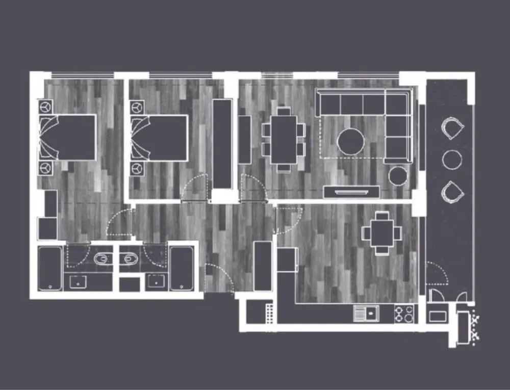 90 м², 4-комн. квартира, 5/14