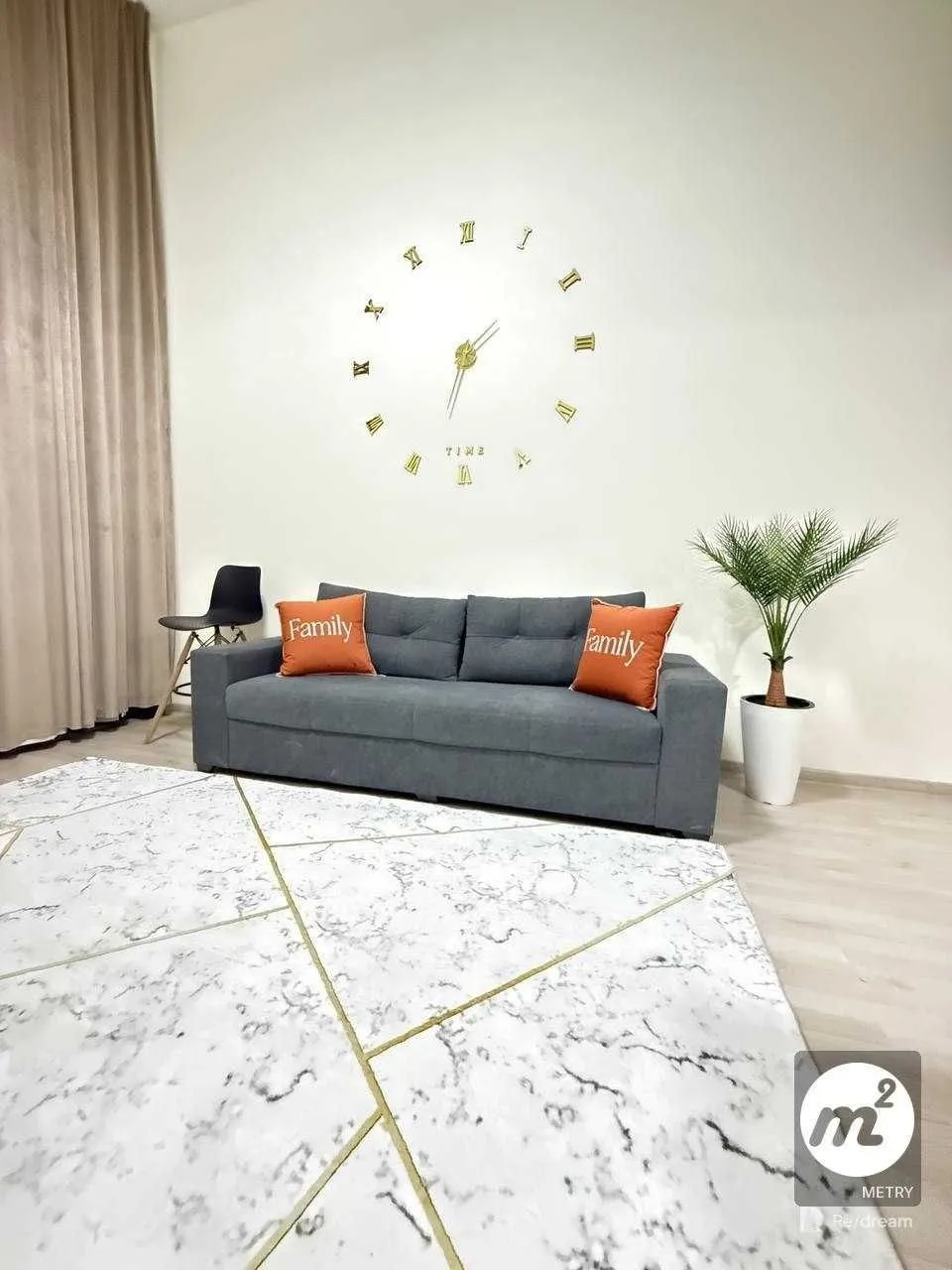 44 м², 2-комн. квартира, 6/15