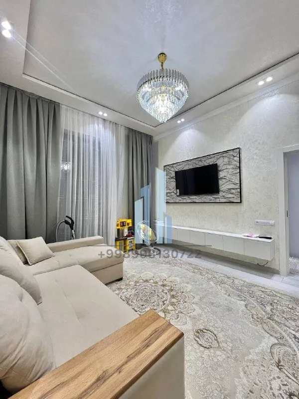 50 m², 2-xonali kvartira, 6/7
