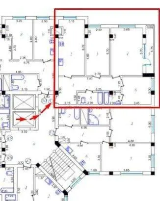 93 м², 4-комн. квартира, 8/10