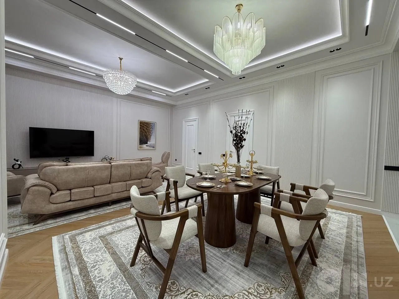 104 m², 3-xonali kvartira, 2/14
