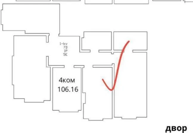106 м², 4-комн. квартира, 13/16