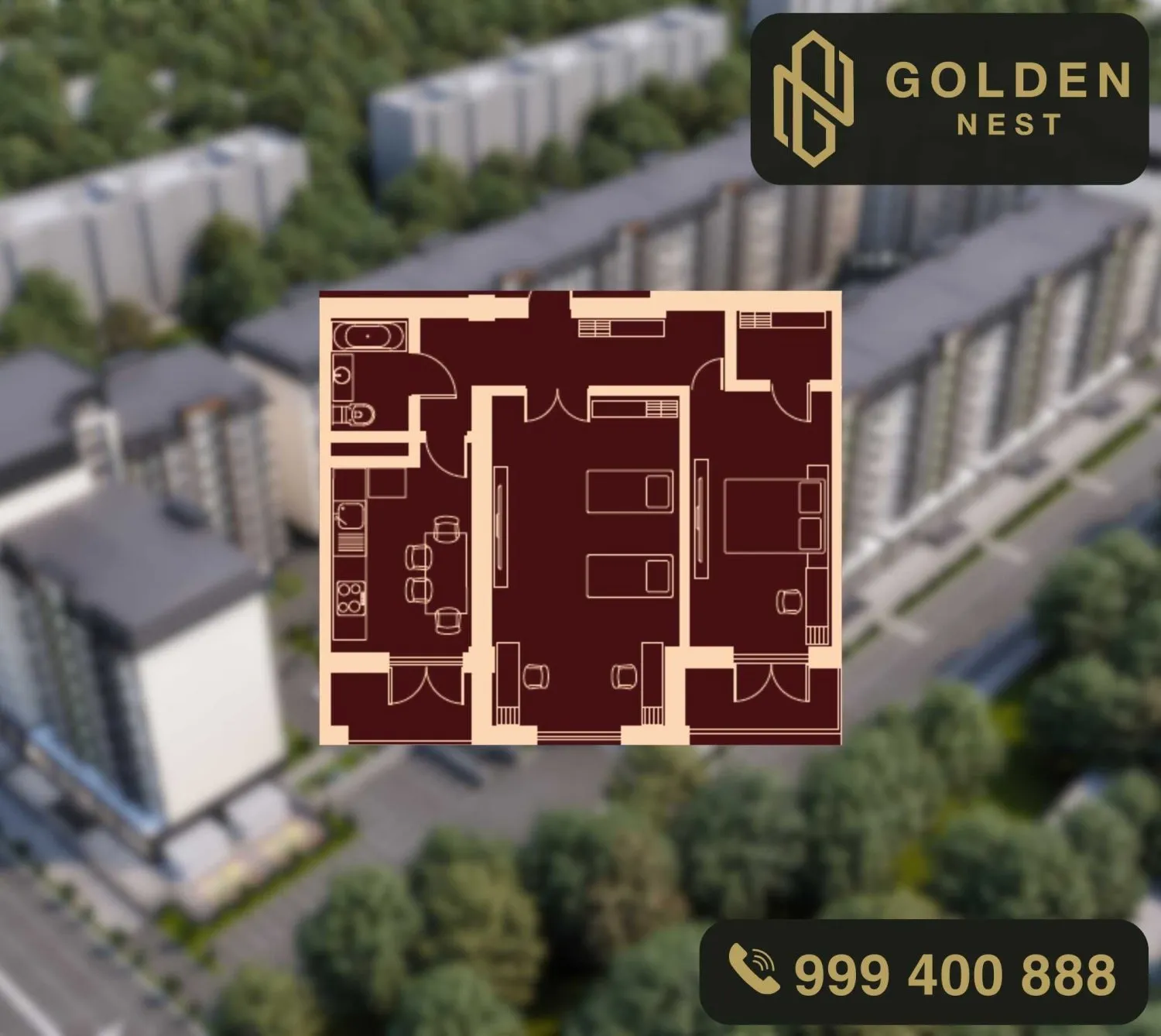 84 м², 2-комн. квартира, 12/12