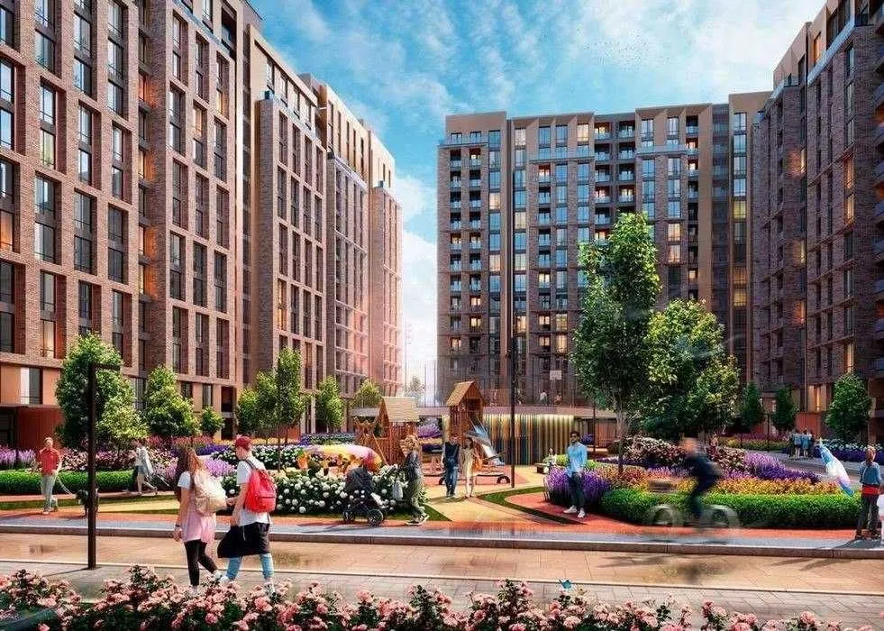 44 м², 1-комн. квартира, 12/14