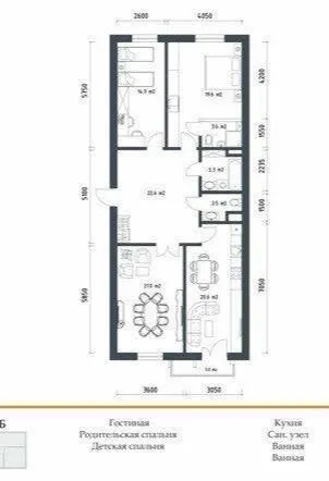 118 м², 3-комн. квартира, 7/8