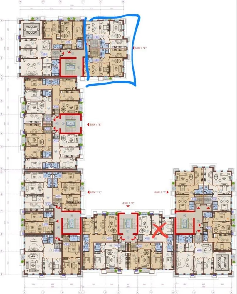 100 м², 4-комн. квартира, 10/10