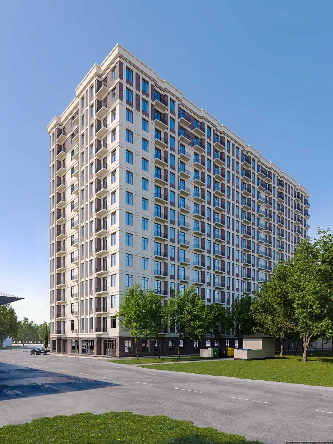 55 m², 2-xonali kvartira, 12/14