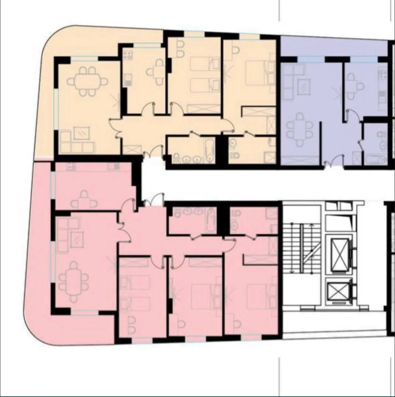 310 м², многокомнатная квартира, 10/15