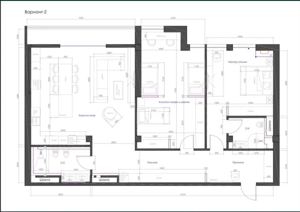 125 м², 4-комн. квартира, 10/10