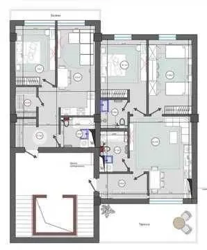 180 м², 5-комн. квартира, 11/12