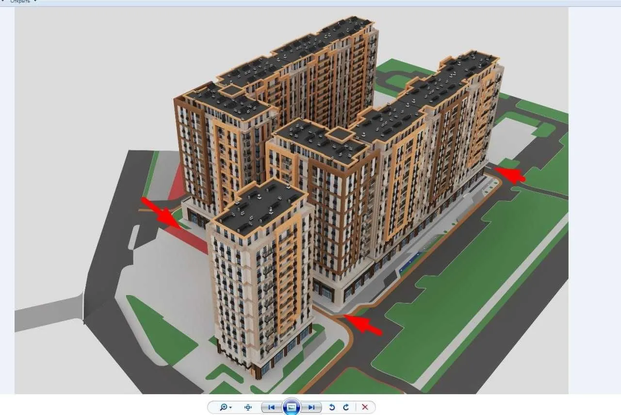 55 m², 2-xonali kvartira, 5/16