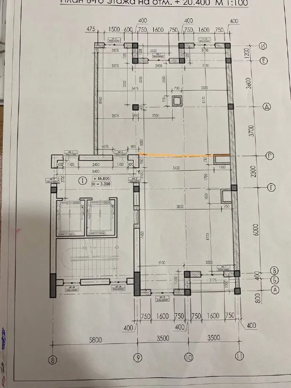 57 m², 2-xonali kvartira, 8/12