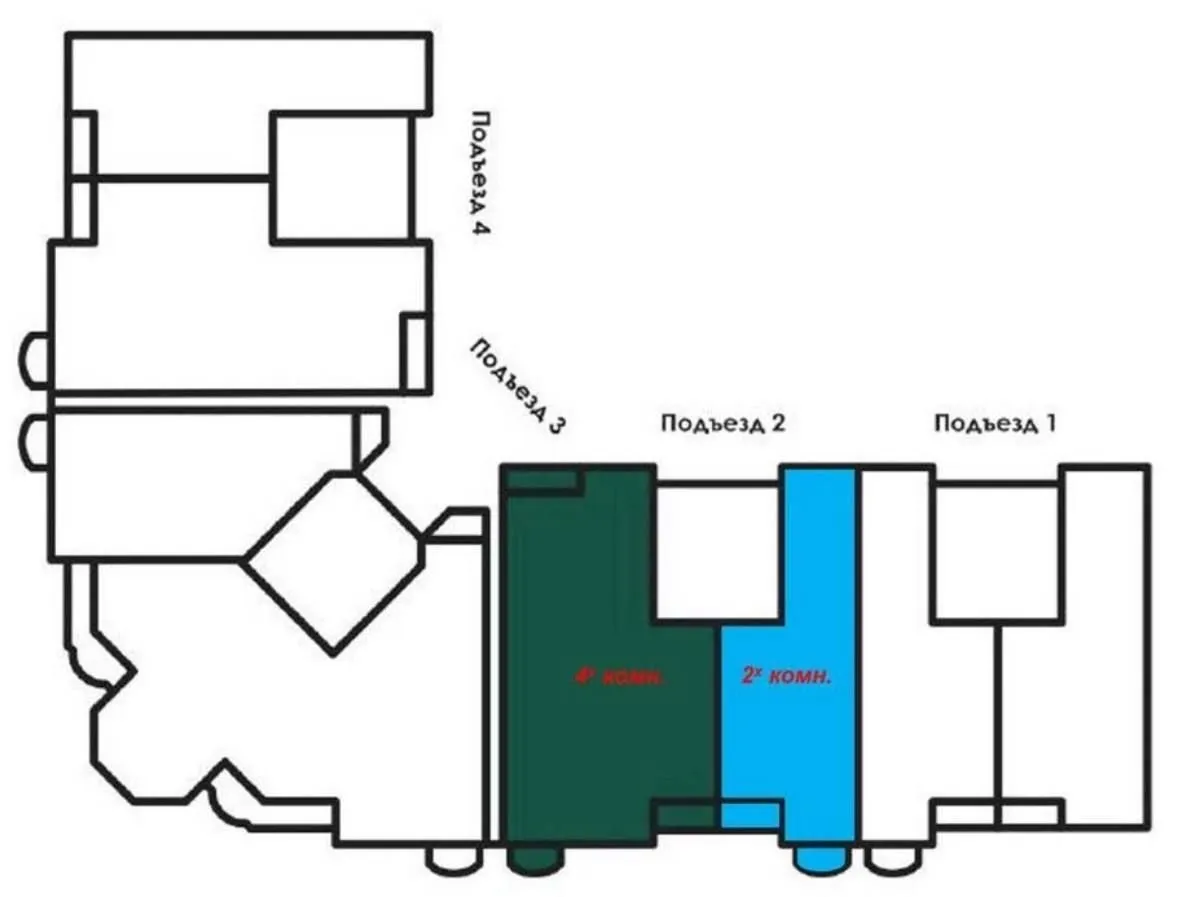 222 м², многокомнатная квартира, 9/11