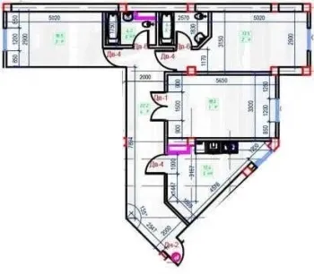 105 m², 3-xonali kvartira, 8/11-2