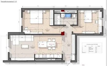85 м², 3-комн. квартира, 8/9-1