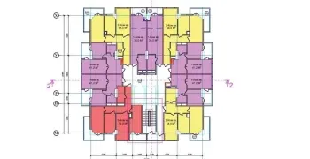 55 м², 2-комн. квартира, 6/16-3