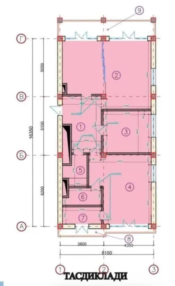 125 м², 4-комн. квартира, 10/10-1