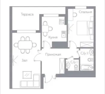72 м², 3-комн. квартира, 4/15-0