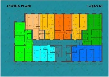 68 m², 2-xonali kvartira, 2/10-2