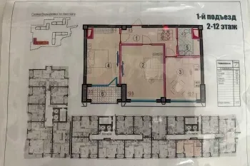 66 m², 2-xonali kvartira, 10/13-1