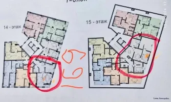 170 м², 3-комн. квартира, 14/15-1