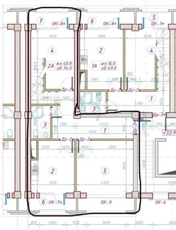 141 м², 4-комн. квартира, 11/12-2
