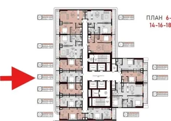 38 м², 2-комн. квартира, 12/24-2