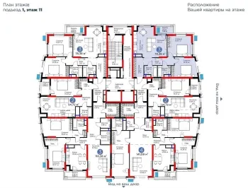 78 м², 3-комн. квартира, 11/15-3