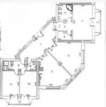 187 м², 5-комн. квартира, 3/8-2