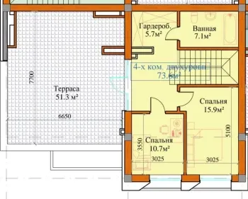 173 m², 4-xonali kvartira, 9/10-1