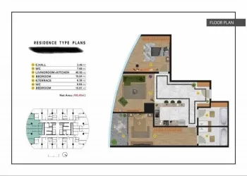 100 м², 3-комн. квартира, 34/47-2