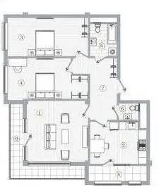 88 m², 3-xonali kvartira, 12/12-2