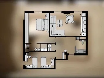 93 m², 3-xonali kvartira, 5/7-1