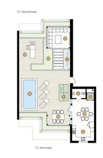 270 м², 4-комн. квартира, 9/10-2