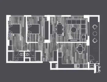 90 м², 3-комн. квартира, 5/14-1