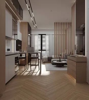 34 м², 1-комн. квартира, 5/21-0