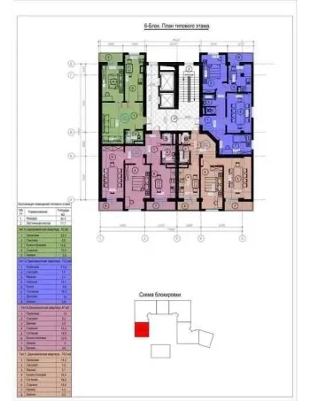 75 м², 2-комн. квартира, 4/14-1