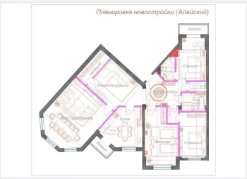 170 м², 5-комн. квартира, 8/11-0