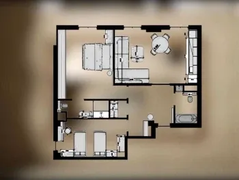 93 м², 3-комн. квартира, 5/12-0