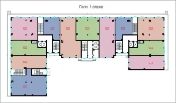 75 м², 1-комн. квартира, 2/14-3