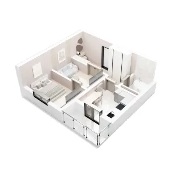 54 м², 2-комн. квартира, 9/10-3