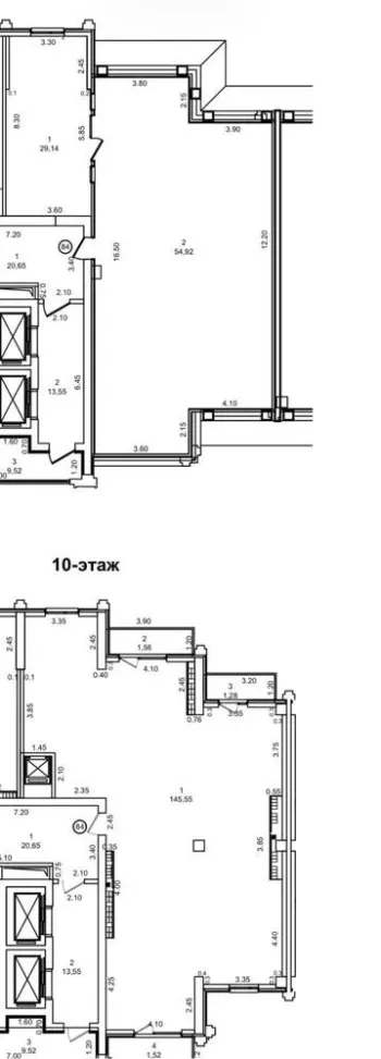 233 м², 4-комн. квартира, 9/10-3