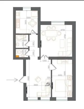 84 м², 3-комн. квартира, 7/8-1