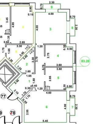 70 м², 2-комн. квартира, 8/11-2