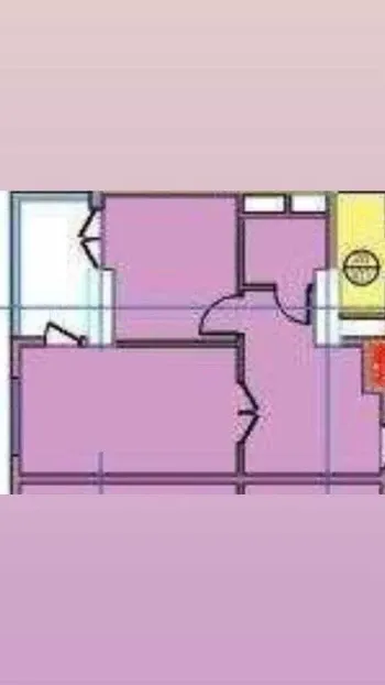 50 м², 2-комн. квартира, 2/16-0